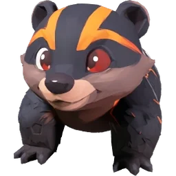Lava Badger pet